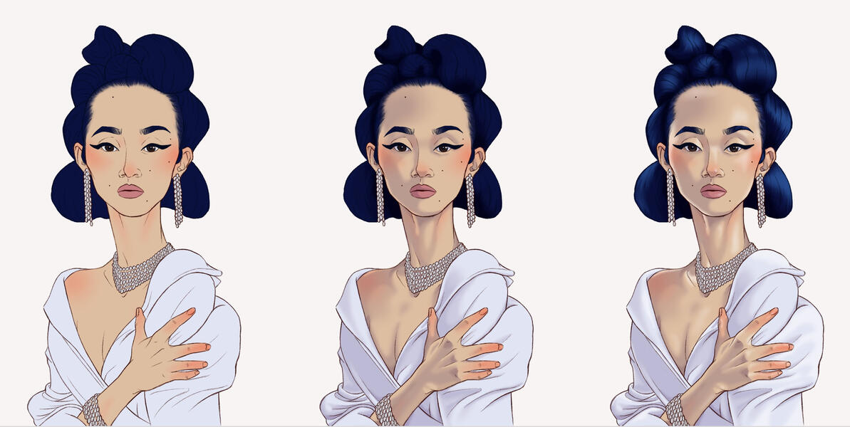 Coloring process