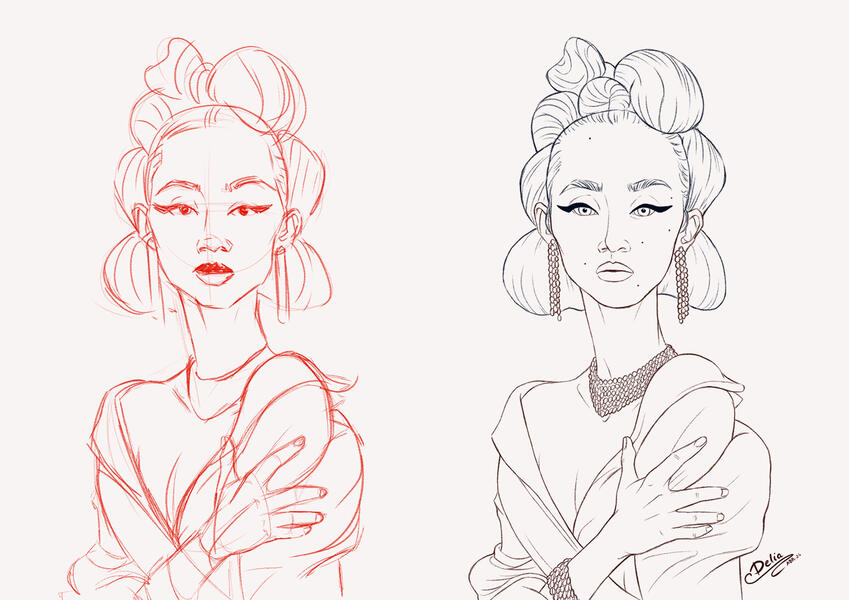 Sketch + Lineart